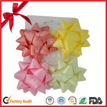 Decorative Good Sale High Level Wholesale Printed Ribbon Pull Bow